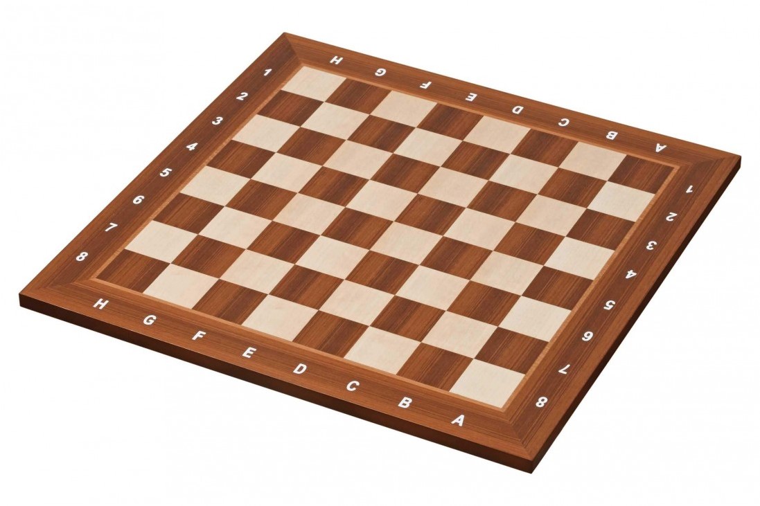 Peças e tabuleiro dobrável de xadrez de madeira - Staunton 5